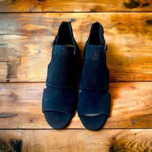 Bella Vita Dark Teal Open Toe Bootie Sz 7.5